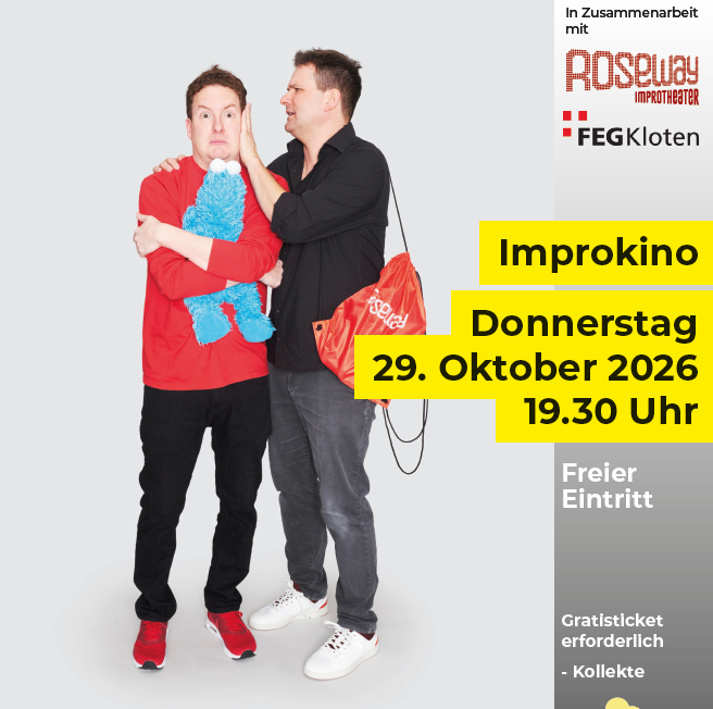 Filmplakat im Look des Kino Claudia für die Vorstellung von Roseway